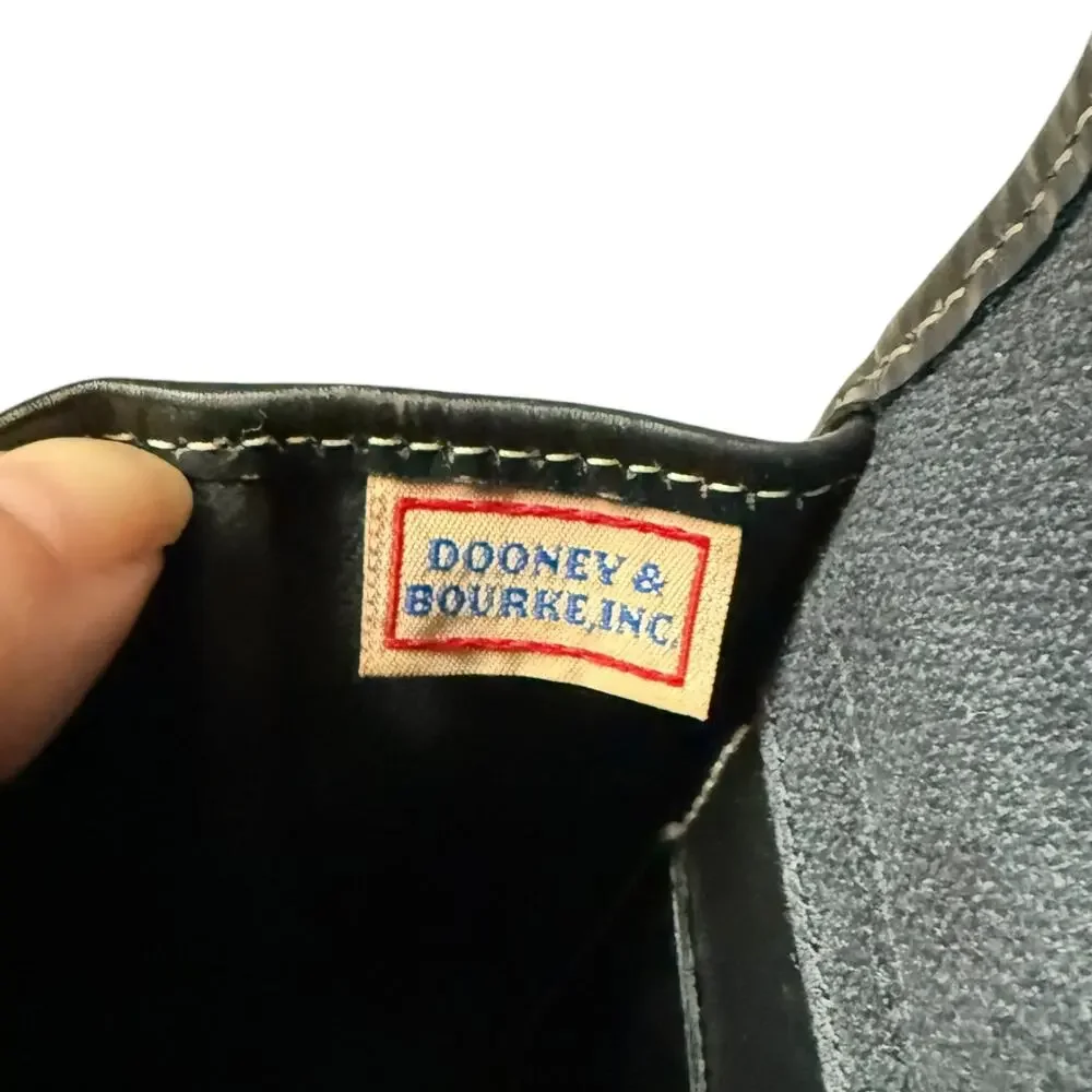 Dooney & Bourke Gray Black DB Classic Crossbody Purse